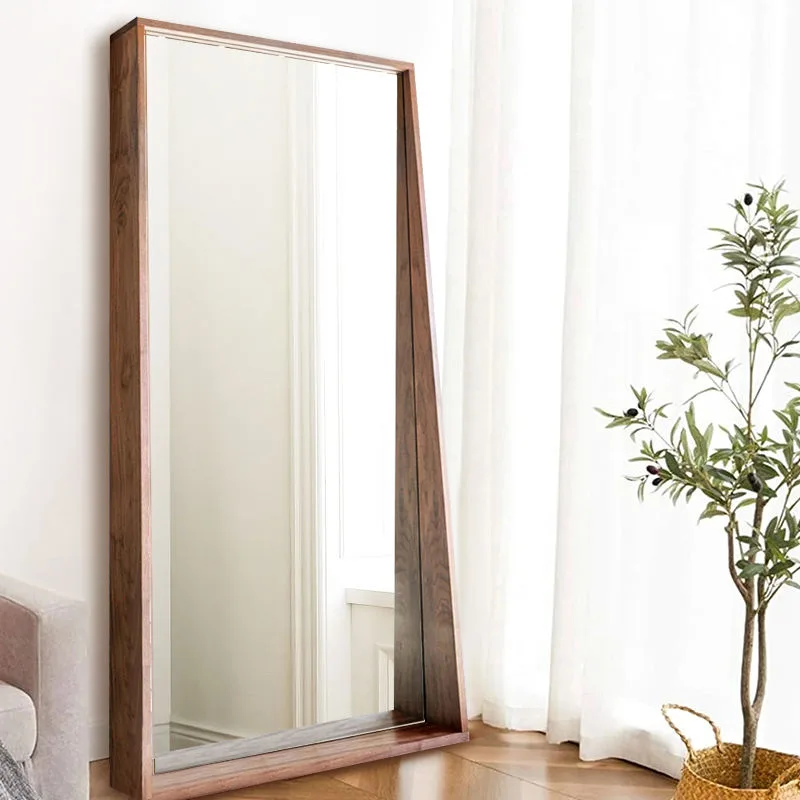 Modern Full-Frame Wooden Mirror OEM wooden product