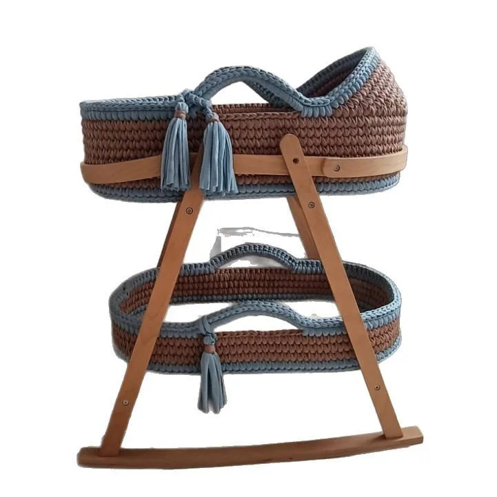 Moses Basket Newborn Portable Crib OEM wooden product